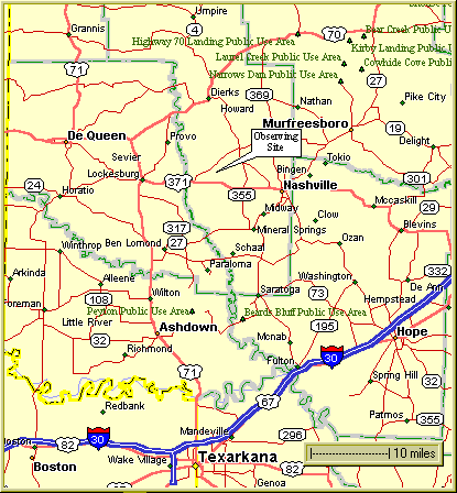 Area overview map